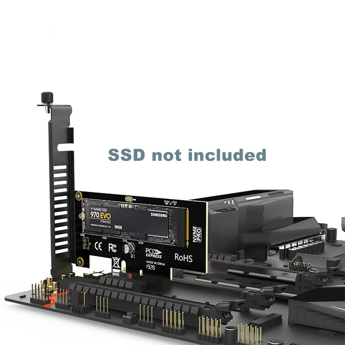 Amazon.co.jp: JEYI SK4 Pro M.2 NVMe SSD NGFF - PCIE X4 アダプター
